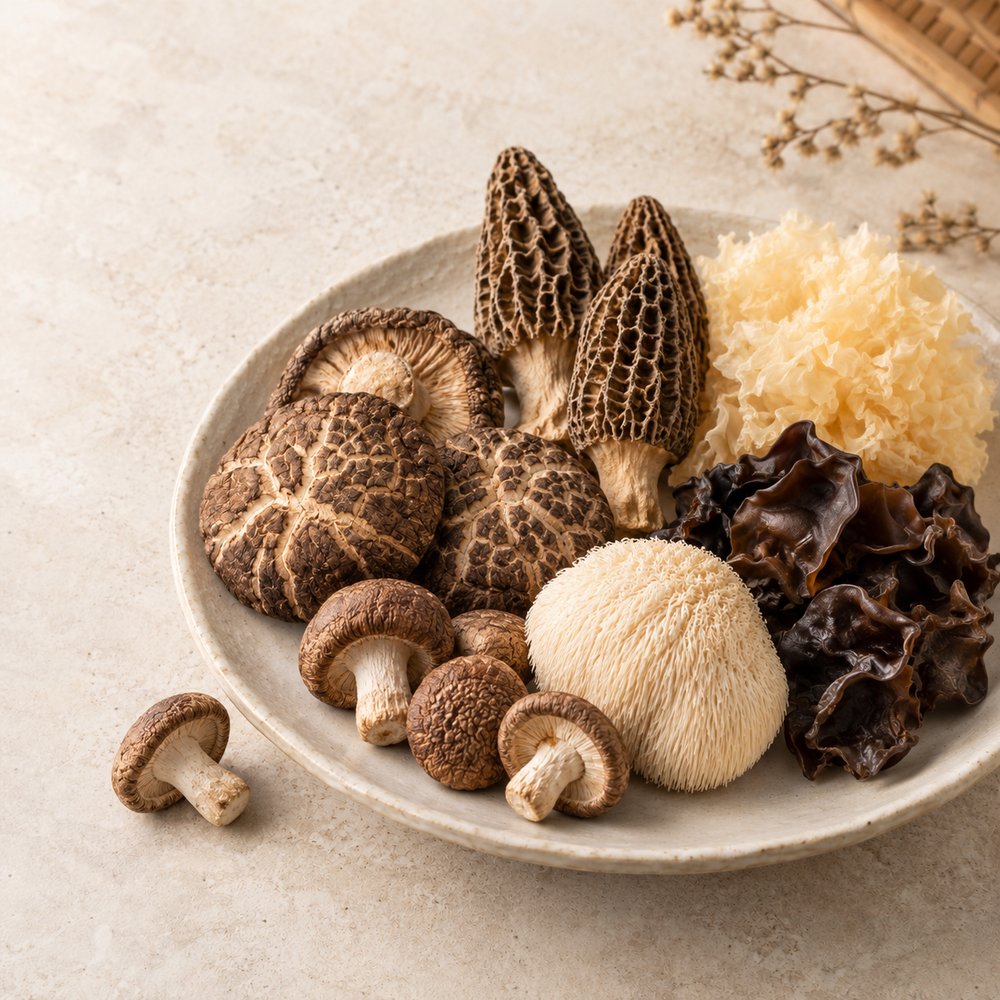 Dried Mushrooms & Fungus 菌菇类
