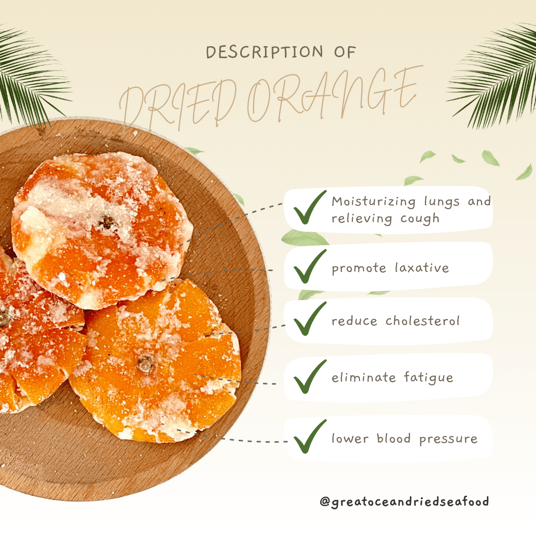 [100g] Great Ocean Dried Orange | 天然 糖桔饼｜橘饼