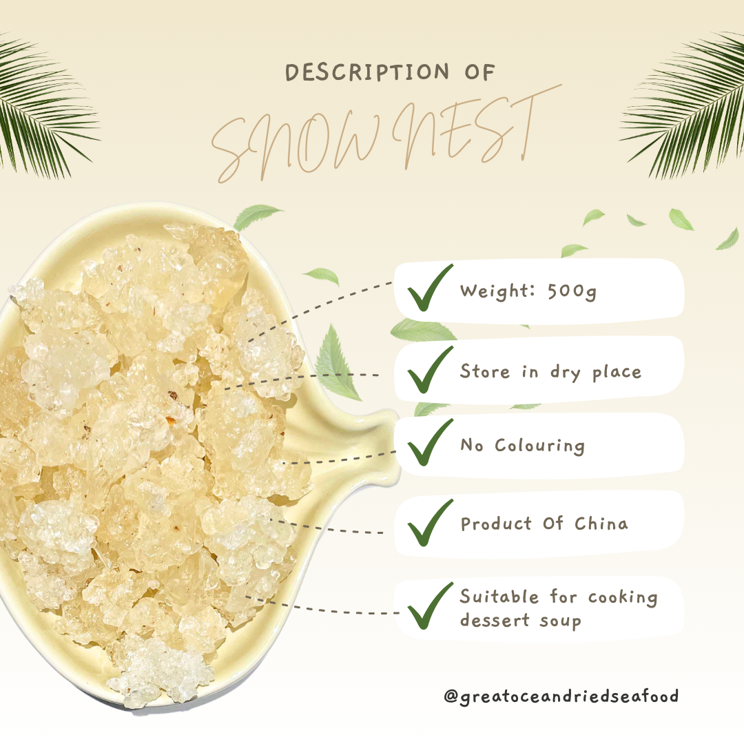 [500g] Great Mountain Snow Nest | 天然雪燕