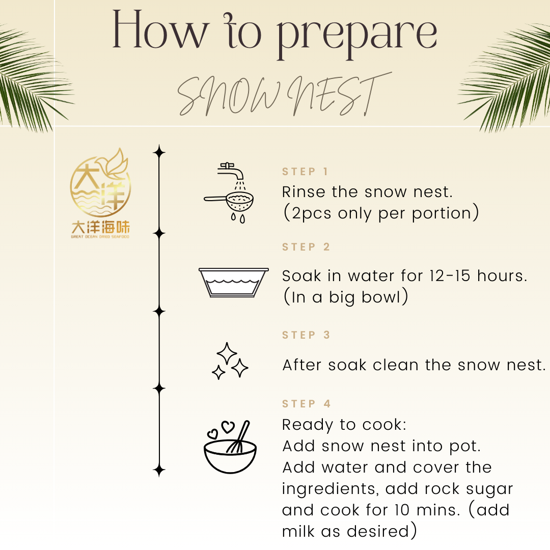 [500g] Great Mountain Snow Nest | 天然雪燕