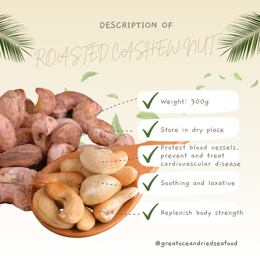 [300g] Great Mountain Roasted Cashew Nut | 炭烧腰豆