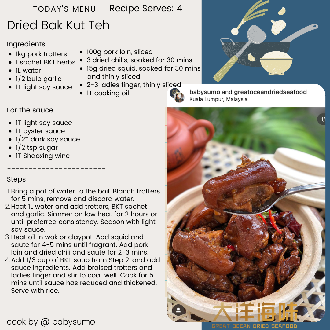 [100g] Great Ocean Sotong Baby | Squid Baby | 小鱿鱼筒 | Sotong Kering