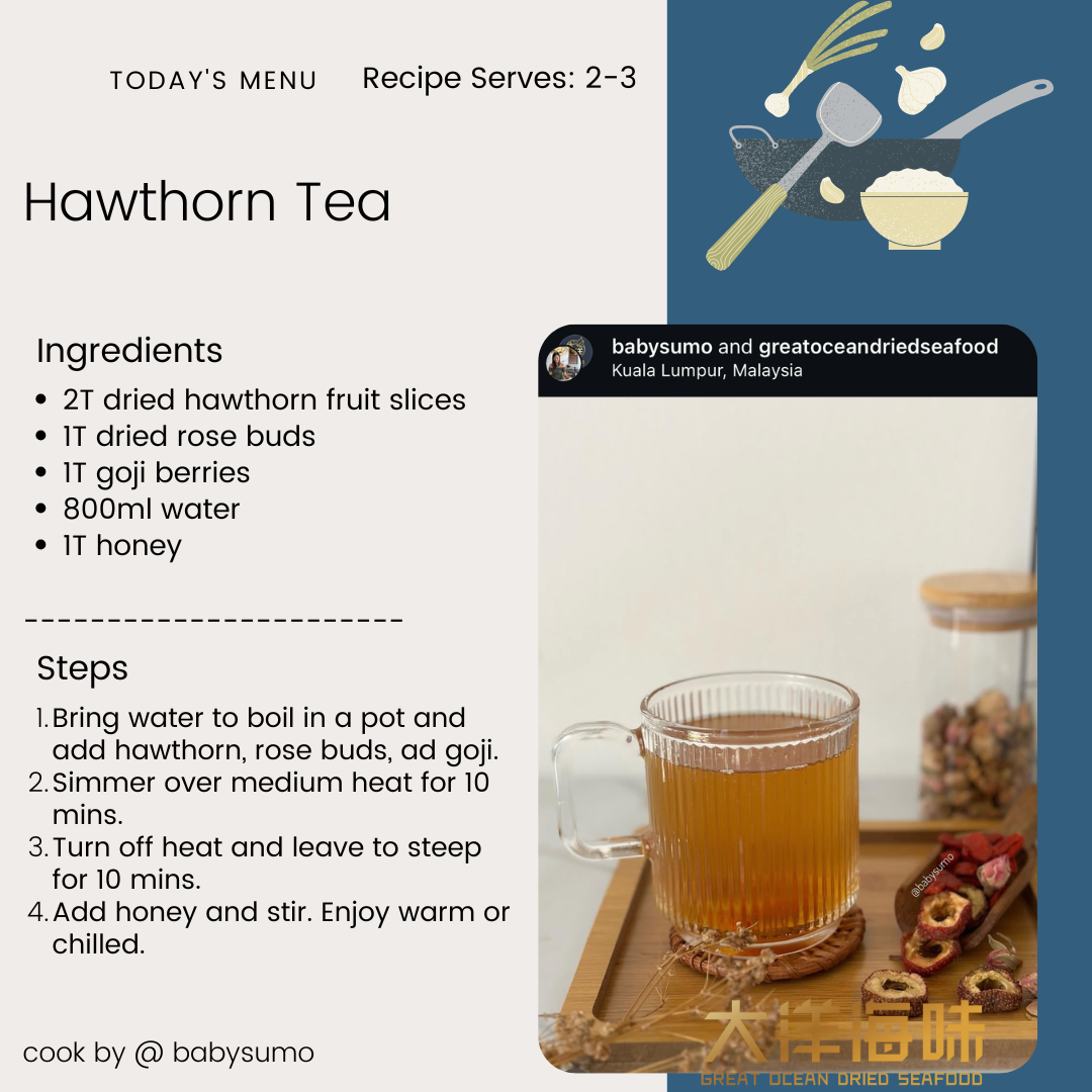 [150g] Great Mountain Hawthorn Kering | 优质 无籽山楂片 | Grade A Hawthorn Fruit (Seedless)