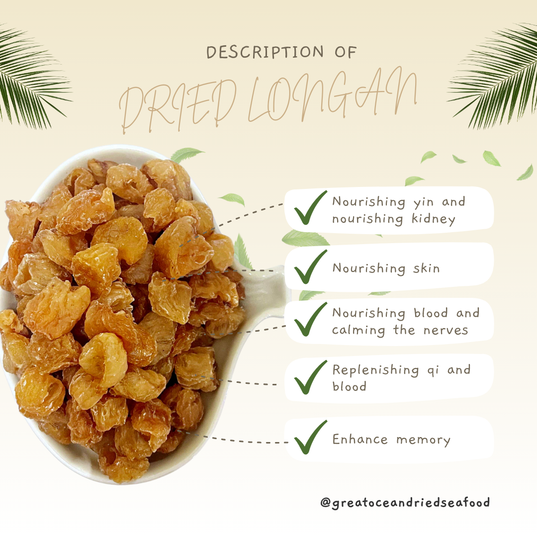 [500g] Great Mountain Thailand Dried Longan | Longan Kering | 泰国干龙眼肉