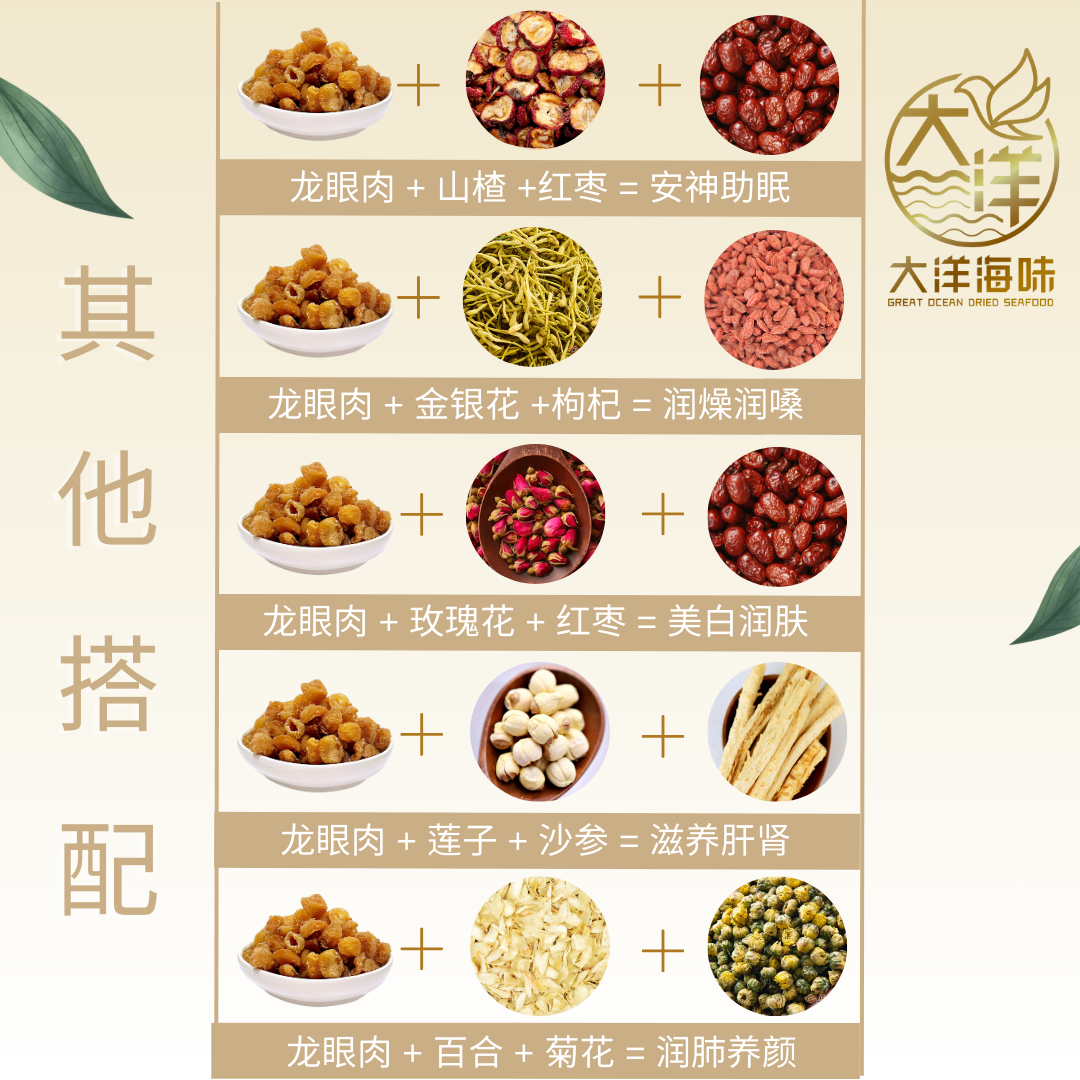 [500g] Great Mountain Thailand Dried Longan | Longan Kering | 泰国干龙眼肉