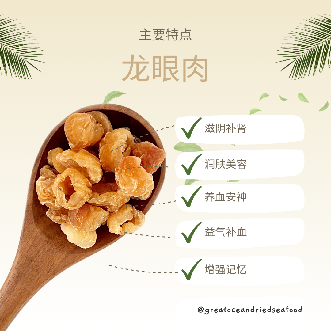 [100g] Great Ocean Thailand Longan Kering Dried Longan | 泰国龙眼肉