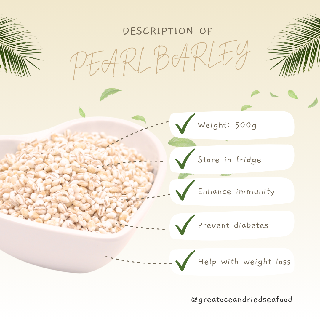 [500g] Great Mountain Holland Pearl Barley | 洋薏米 | 珍珠薏米 | 荷兰薏米