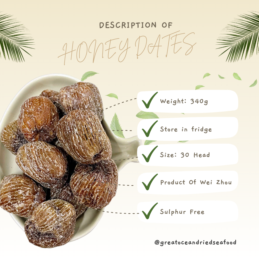 Great Ocean Candied Honey Dates | 蜜枣 | Mizao