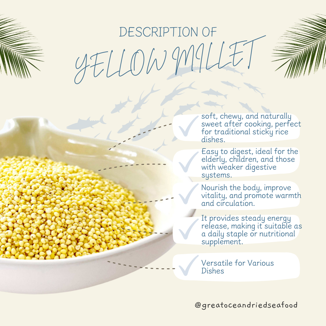 [500g] Great Ocean Yellow Millet (Sticky) | 黄大米