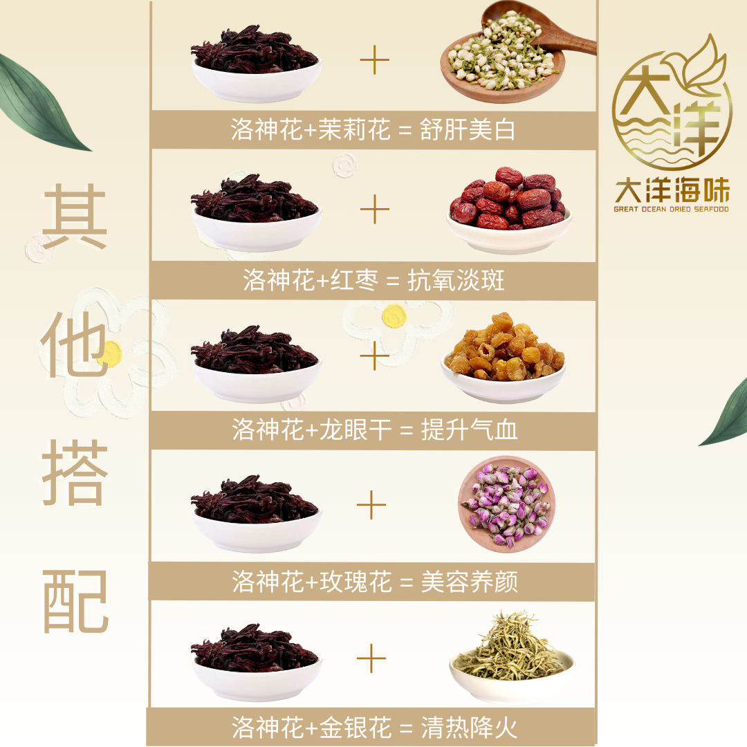 [60g] Great Ocean Roselle Flower  | 无硫 洛神花