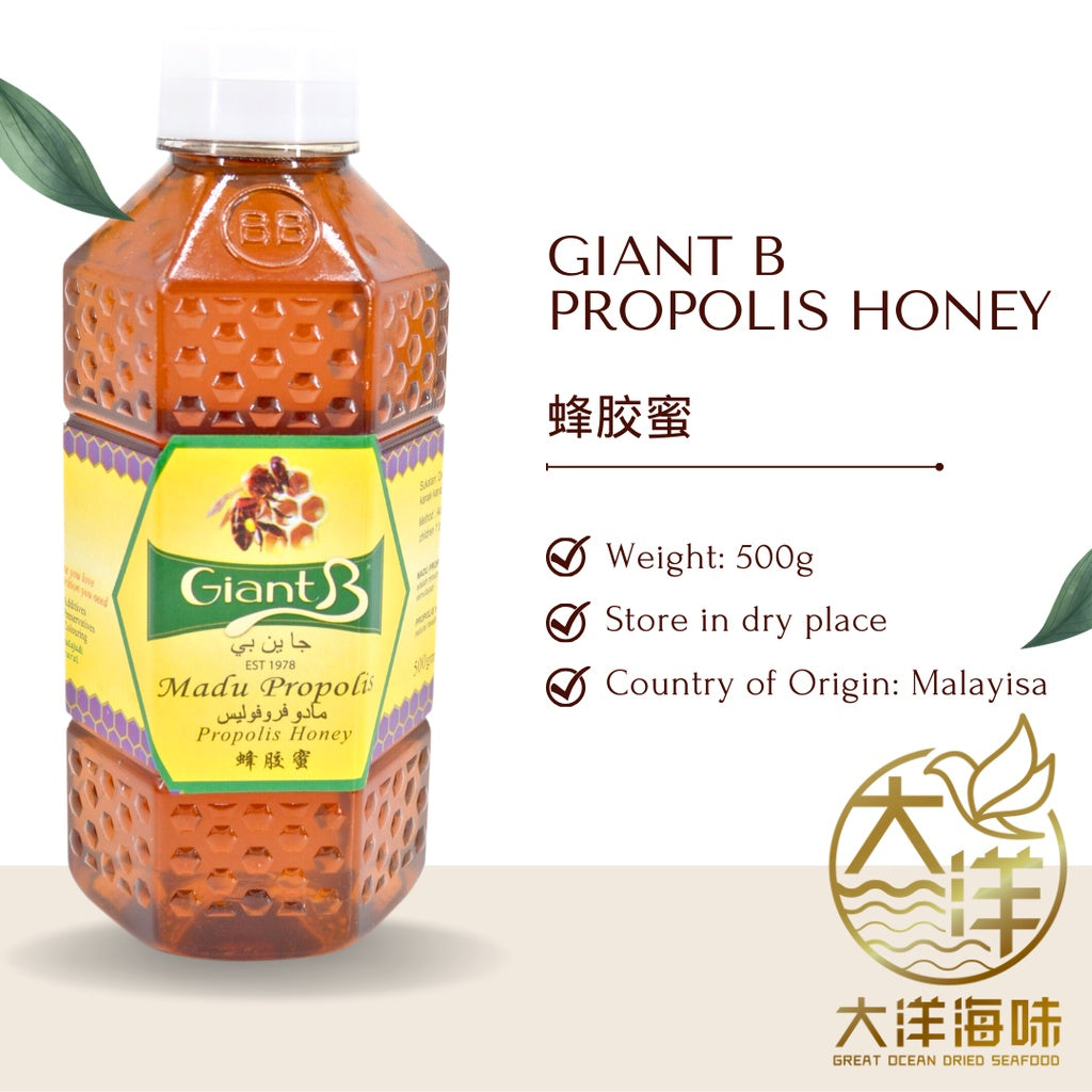[500G] Giant B 纯正蜂蜜 | Assorted Giant B Honey | GIANT B Madu