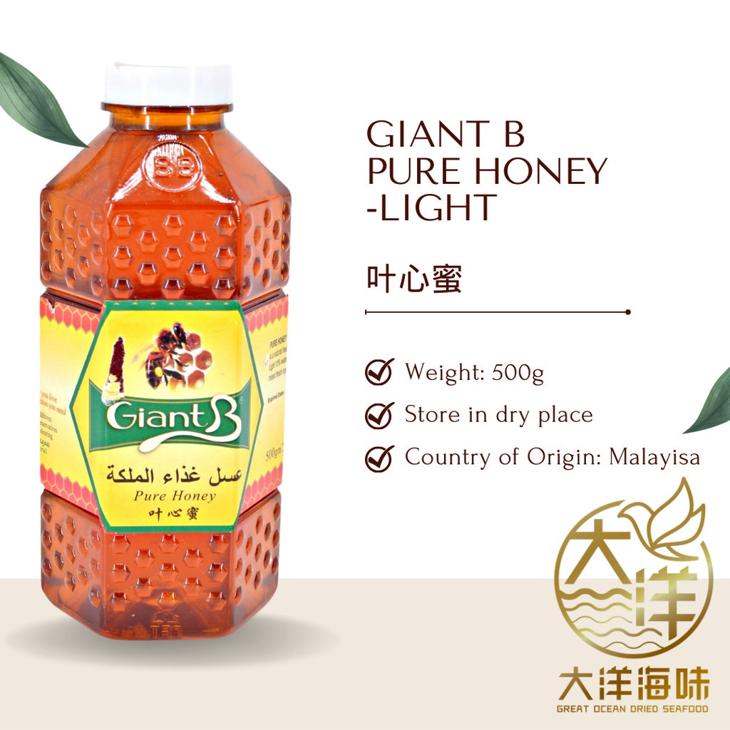 [500G] Giant B 纯正蜂蜜 | Assorted Giant B Honey | GIANT B Madu