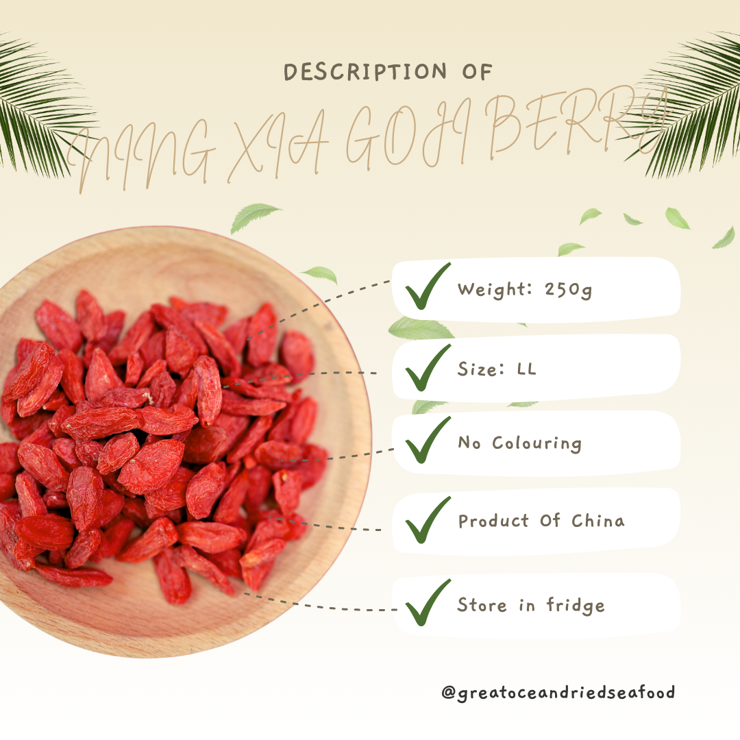 [LL- 250g] Great Mountain NingXia Goji Berry | 宁夏枸杞