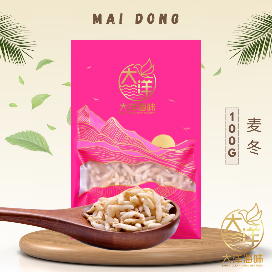 [100g] Great Ocean Ophiopogon japonicus (Mai Dong) | 麦冬