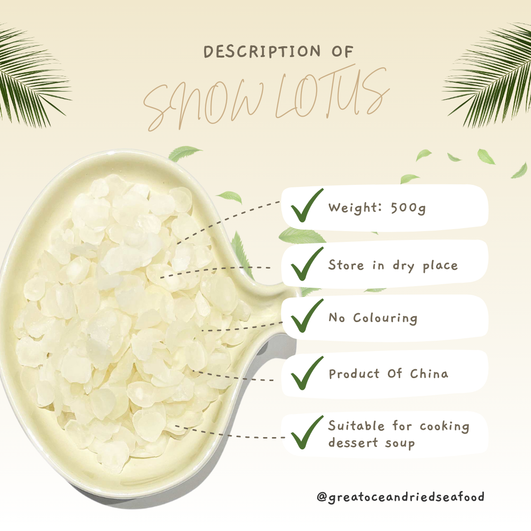 [500g] Great Mountain Snow Lotus | 雪莲子