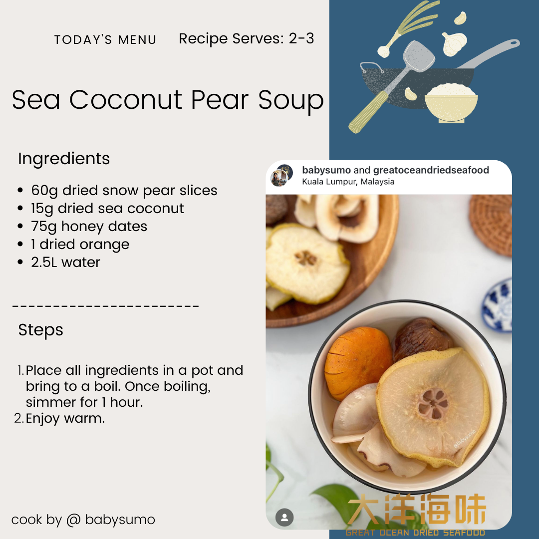 [130g] Great Ocean Dried Snow Pear Slices | 优质 雪梨干片