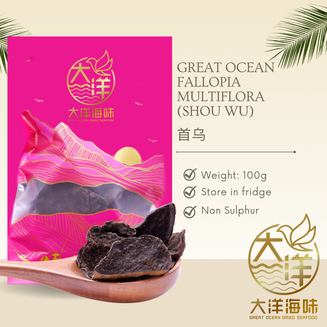 [100g] Great Ocean Fallopia Multiflora (Shou Wu) | 首乌