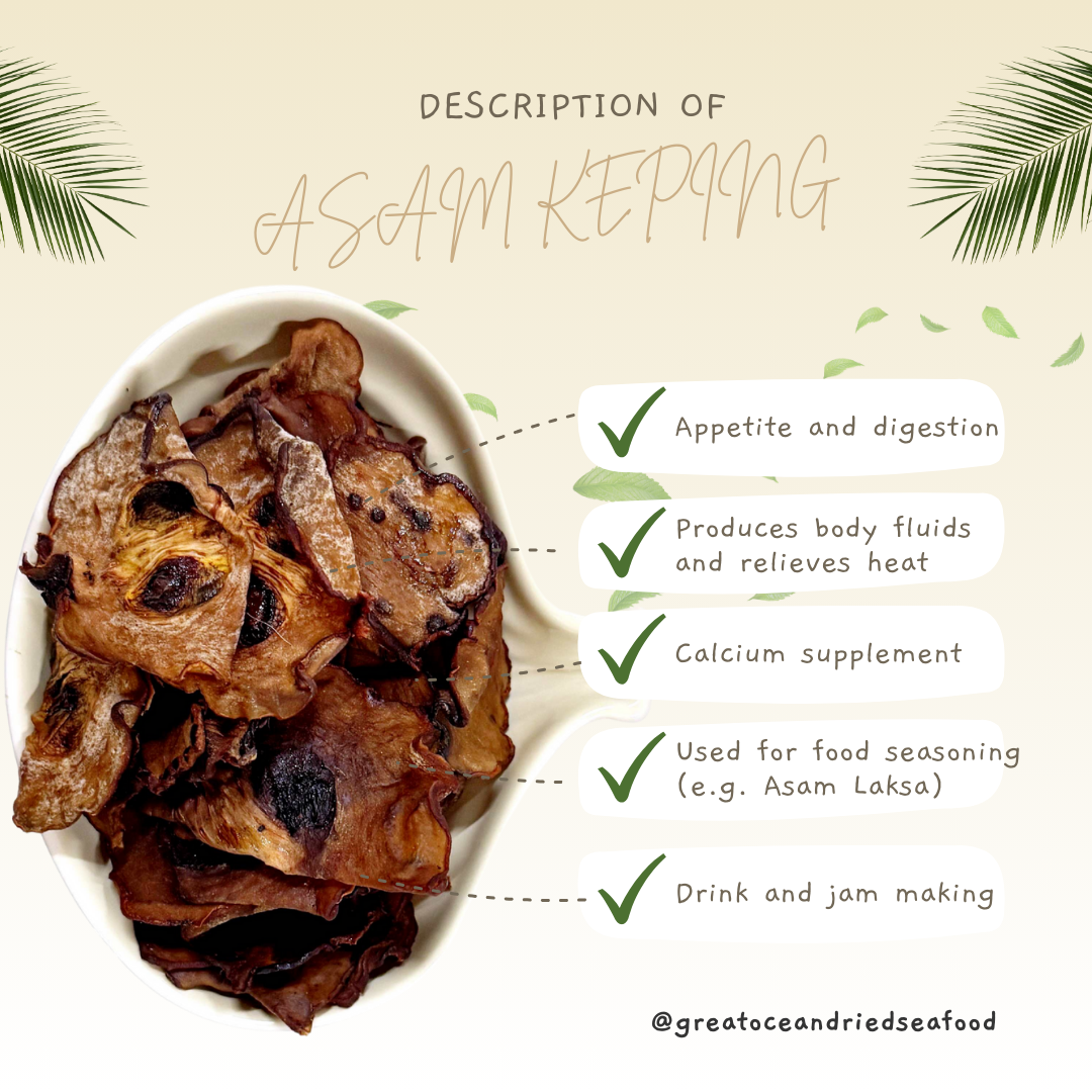 [100g] Asam Keping Grade AA | 亚参片 | Asam Sliced