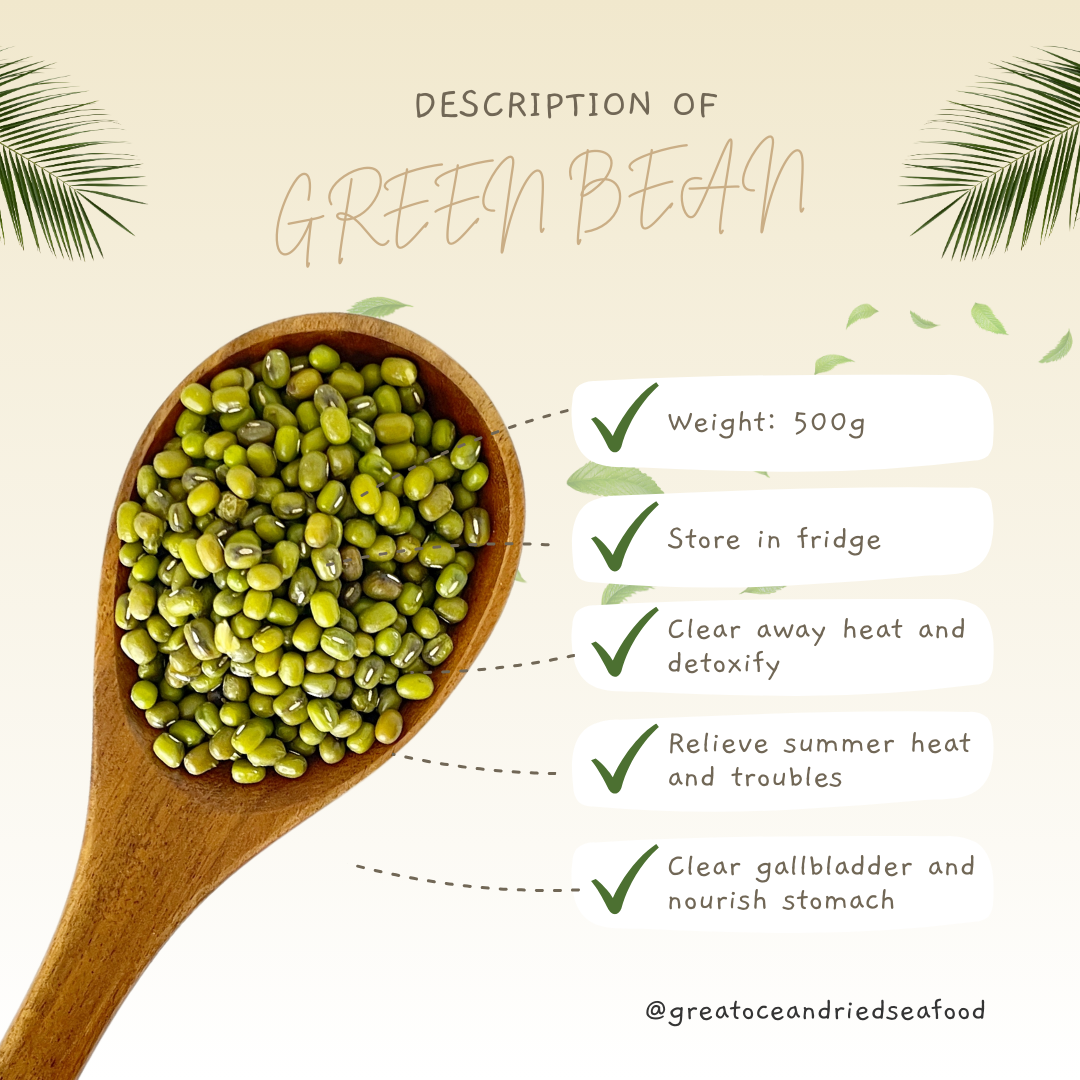 [500g] Great Mountain Australian Green Bean | 澳洲绿豆 | Kacang Hijau