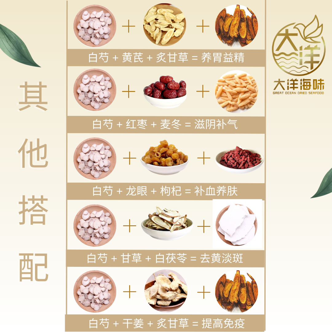 [100g] Great Ocean Radix Paeoniae Alba (Bai Shao) | 野生白芍