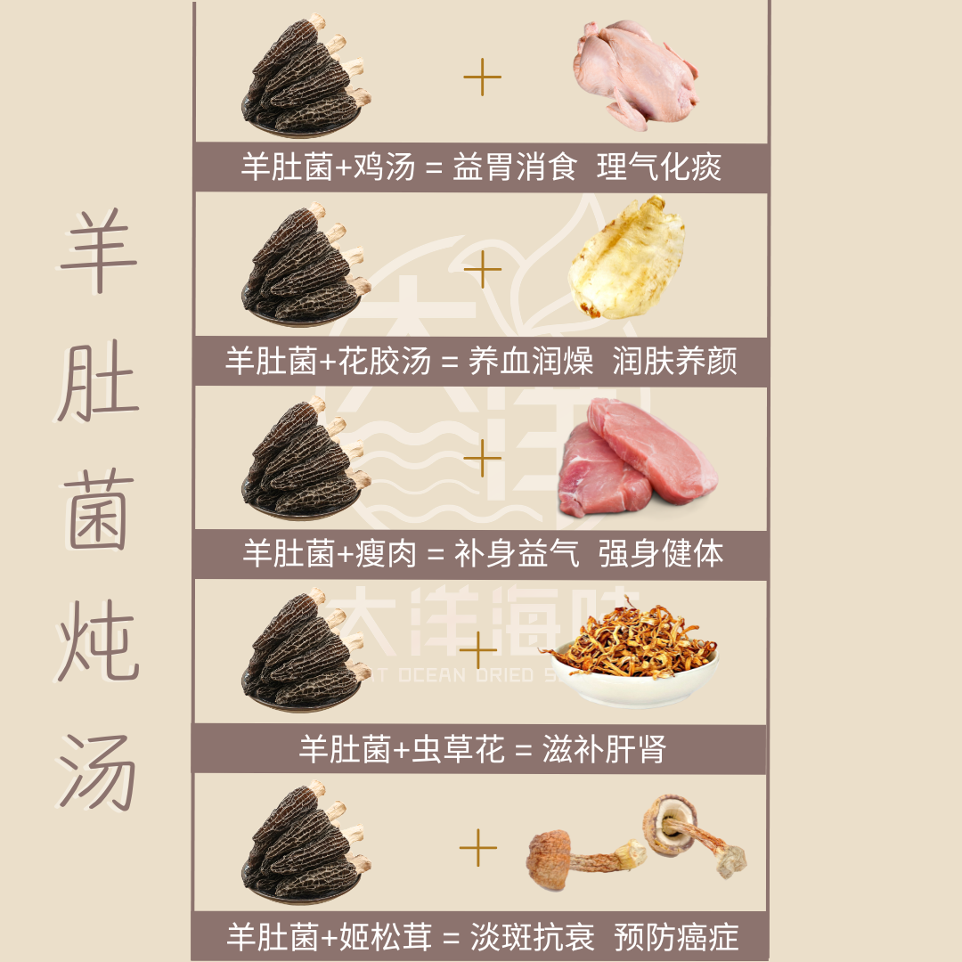 Morel Mushroom | 羊肚菌｜高端菌菇｜炖汤西餐食材｜滋补送礼首选 | 25g