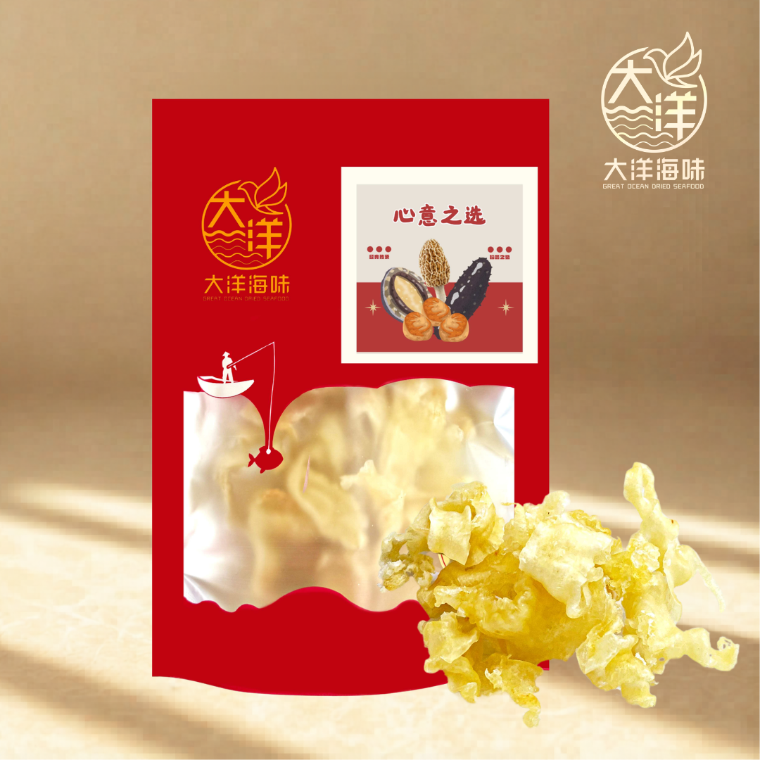 干玫瑰花胶 100g Dried Rose Fish Maw