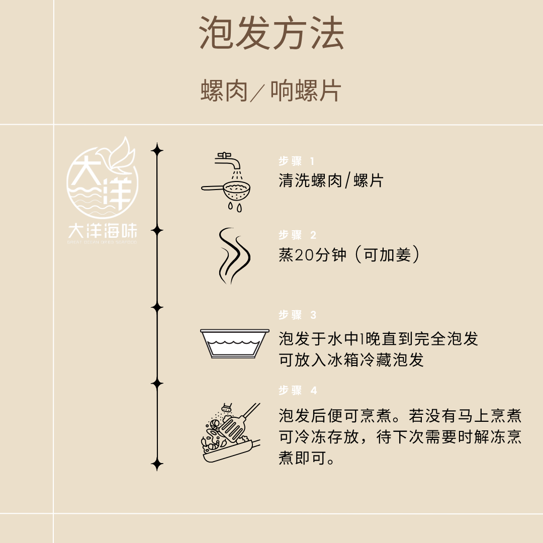澳洲珍珠螺肉 150g Australian Conch Meat