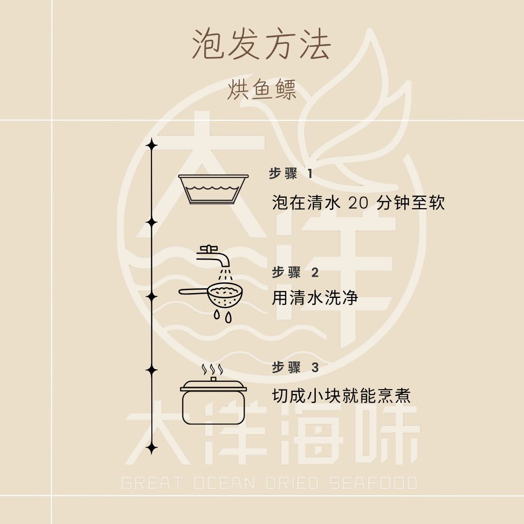 梅花牌烘鱼鳔 Mei Hua Brand Baked Fish Maw