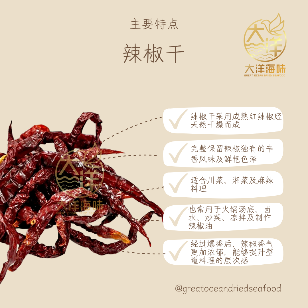 辣椒干 100g Dried Red Chilli