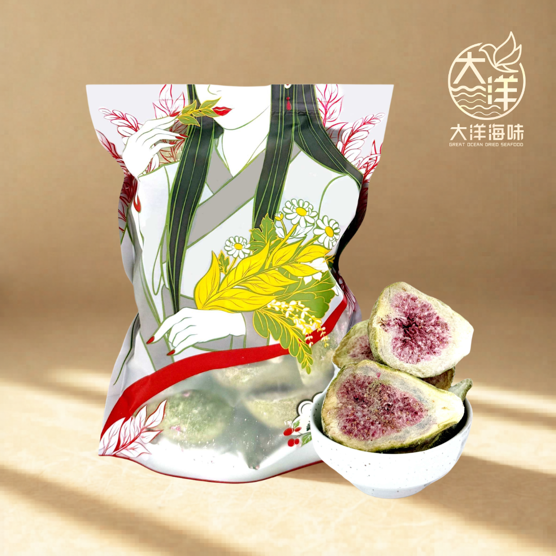 冻干无花果 100g｜Freeze Dried Fig｜整颗/切片 健康零食｜无添加水果干 高纤维营养