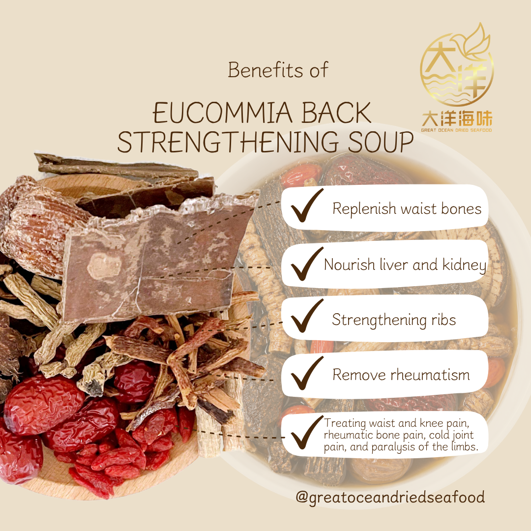 杜仲壮腰补骨汤包 Eucommia Back Strengthening Soup Pack ±120g