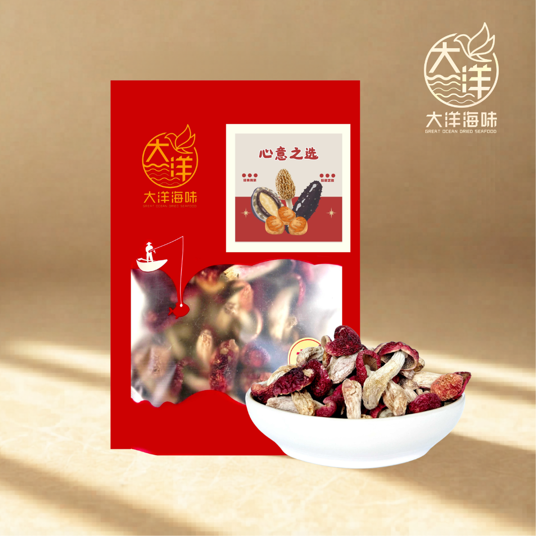 天然野生红菇 100g Red Mushroom