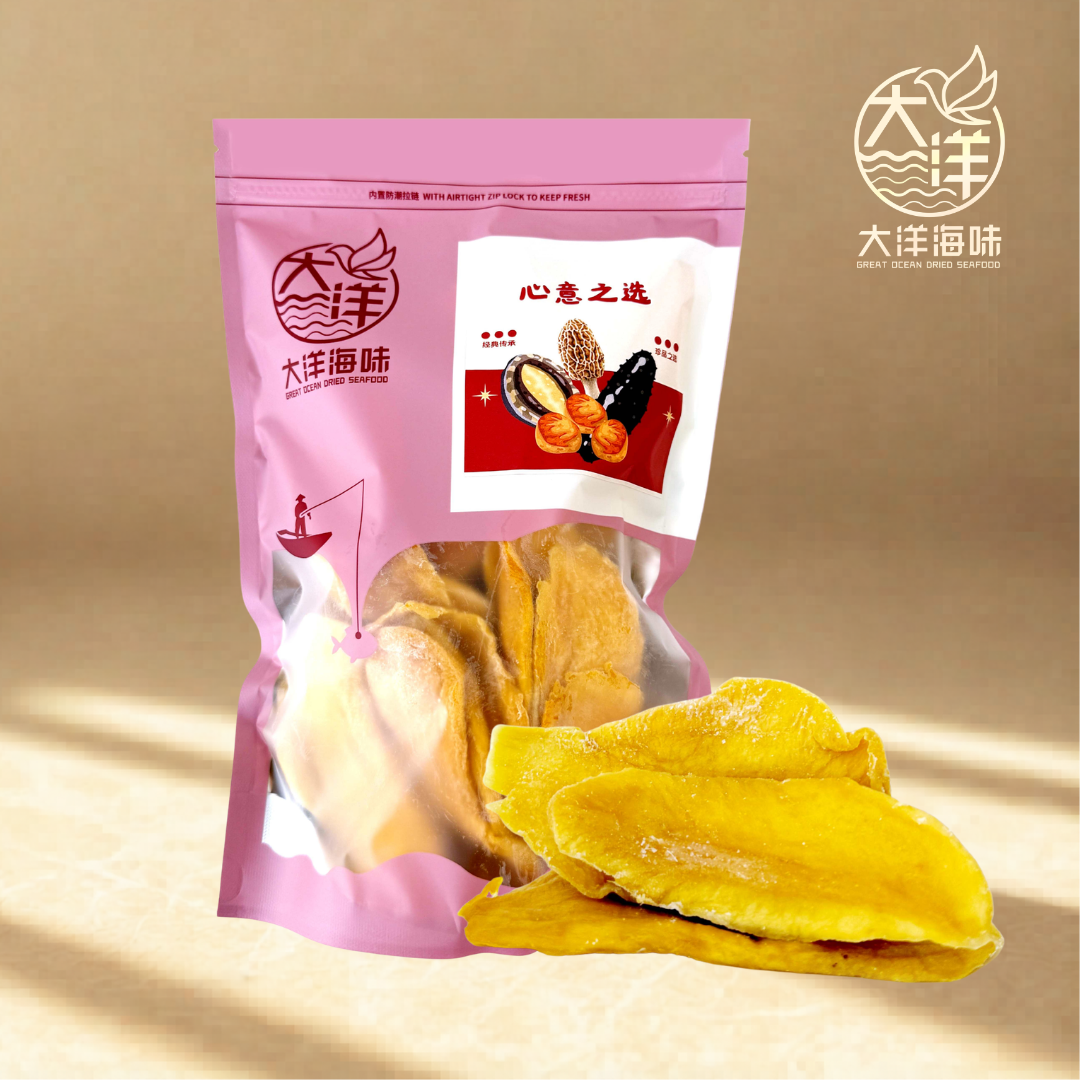 泰国芒果干 Thailand Dried Mango (No Sugar Added) 无添加糖粉