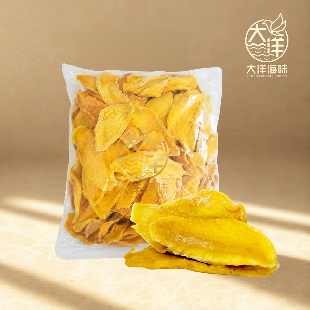 泰国芒果干 Thailand Dried Mango (No Sugar Added) 无添加糖粉