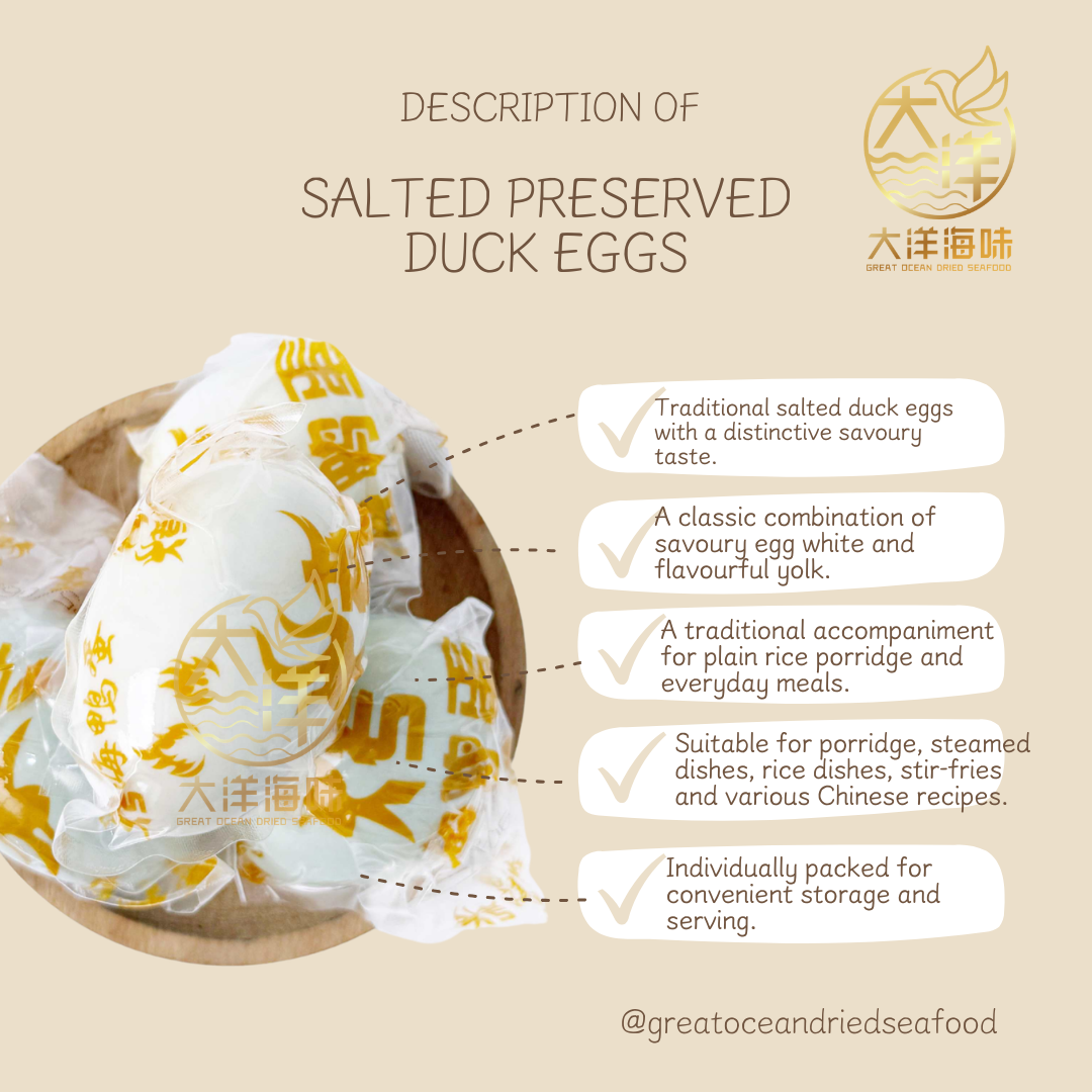 咸鸭蛋 Salted Duck Eggs