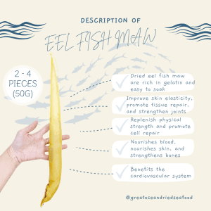 Great Ocean Premium Dried Eel Fish Maw | 干鳗鱼花胶 - Image 3