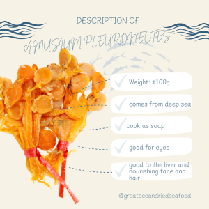 [100g] Great Ocean Amusium Pleuronectes (Orange) | 明目鱼 (束) - Image 4