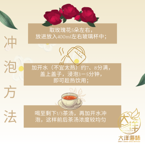 Great Ocean Golden Rose Bud | 无硫 金边玫瑰 - Image 8