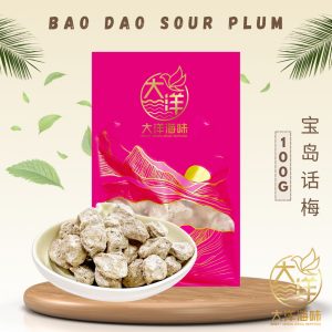 [100g] Great Ocean Bao Dao Sour Plum | 宝岛话梅