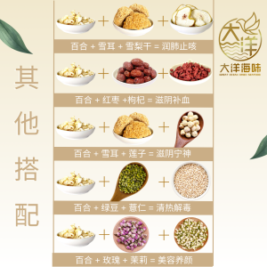 [80g] Great Ocean Premium Dried Lily Bulb (Big) | 无硫 龙牙百合 (大圆片) - Image 5