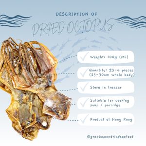 [100g] Great Ocean Hong Kong Dried Octopus | 香港章鱼片 (干) - Image 3