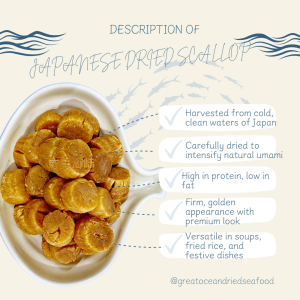Great Ocean Authentic Japanese Dried Scallop | 正宗日本北海道干贝 (罐) - Image 4