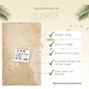 [500g]  Serbuk Likuoris | 甘草粉 | Licorice Powder - Image 3