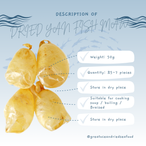 [50g] Great Ocean Dried Yan Fish Maw (Round) | 上等 干燕鳔 (圆) - Image 4