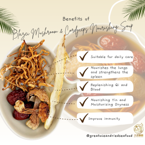 [±25g] Great Ocean Blazei Mushroom & Cordyceps Nourishing Soup (One Portion) | 姬松茸润养汤包 (一人份) - PINK - Image 3