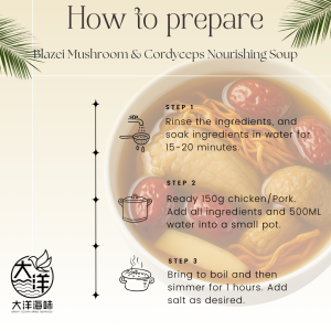 [±25g] Great Ocean Blazei Mushroom & Cordyceps Nourishing Soup (One Portion) | 姬松茸润养汤包 (一人份) - PINK - Image 6