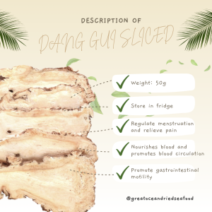 [50G] Great Ocean Dang Gui Angelica Sliced | 无硫特选 当归片 - Image 3