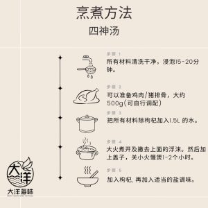 [±128g] Great Mountain Herbs Si Shen Soup Pack | 四神汤汤包 - Image 7