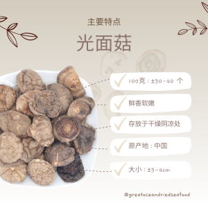 [100g] Great Ocean Dried Mushroom (GM) | 光面菇 - Image 7
