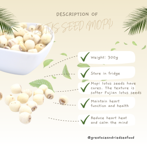 [300g] Great Ocean Lotus Seed | 磨皮莲子 | 福建莲子 - Image 8